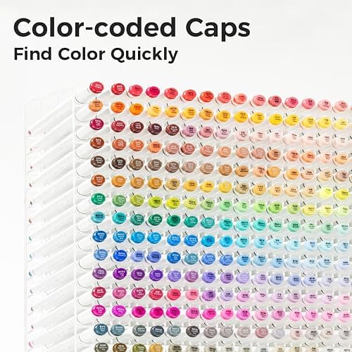 Ohuhu Alcohol Markers 200 Colors - Double Tipped Art Drawing Marker Set for Artists Adults Coloring Sketch Illustration - Chisel & Fine Dual Tip - Oahu of Ohuhu Markers - Alcohol-based thumbnail 4