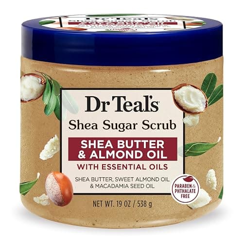 Dr Teal's Shea Butter & Almond Oil Body Sugar Scrub 538g - Image 1