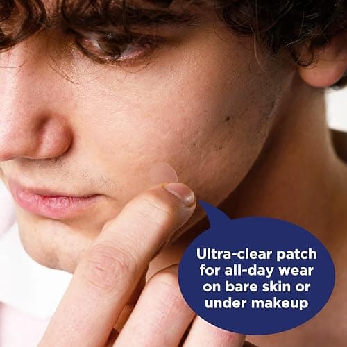 PanOxyl Daytime Invisible Patches, Salicylic Acid, 40ct, 20 Large & Small | Help Manage Blemishes, Unclog Pores & Exfoliate, Soothing Centella, Latex-Free, Vegan, All-Day Protection, For All Skin Types thumbnail 4
