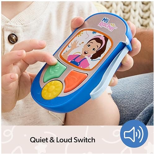 Ms. Rachel Official Electronic Talk with Me Learning Phone with Conversational Phrases, Educational Toys & Toddler Toys for Girls & Boys Ages 1-3+ thumbnail 7