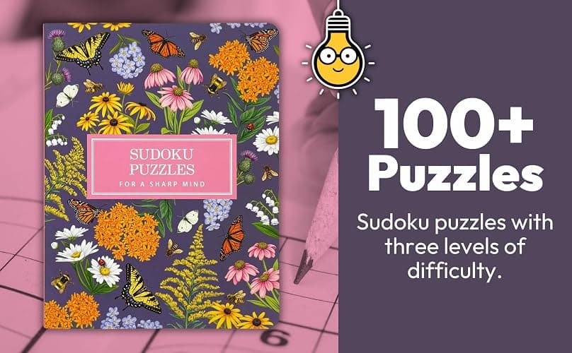 Pocket Puzzle Sudoku: Puzzles for Sharp Mind, Smaller Travel Sized (Brain Busters) thumbnail 2