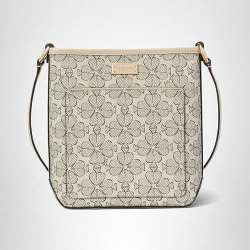 kate spade new york Spade Flower Coated Canvas Small Swingpack, Neutral Multi thumbnail 7