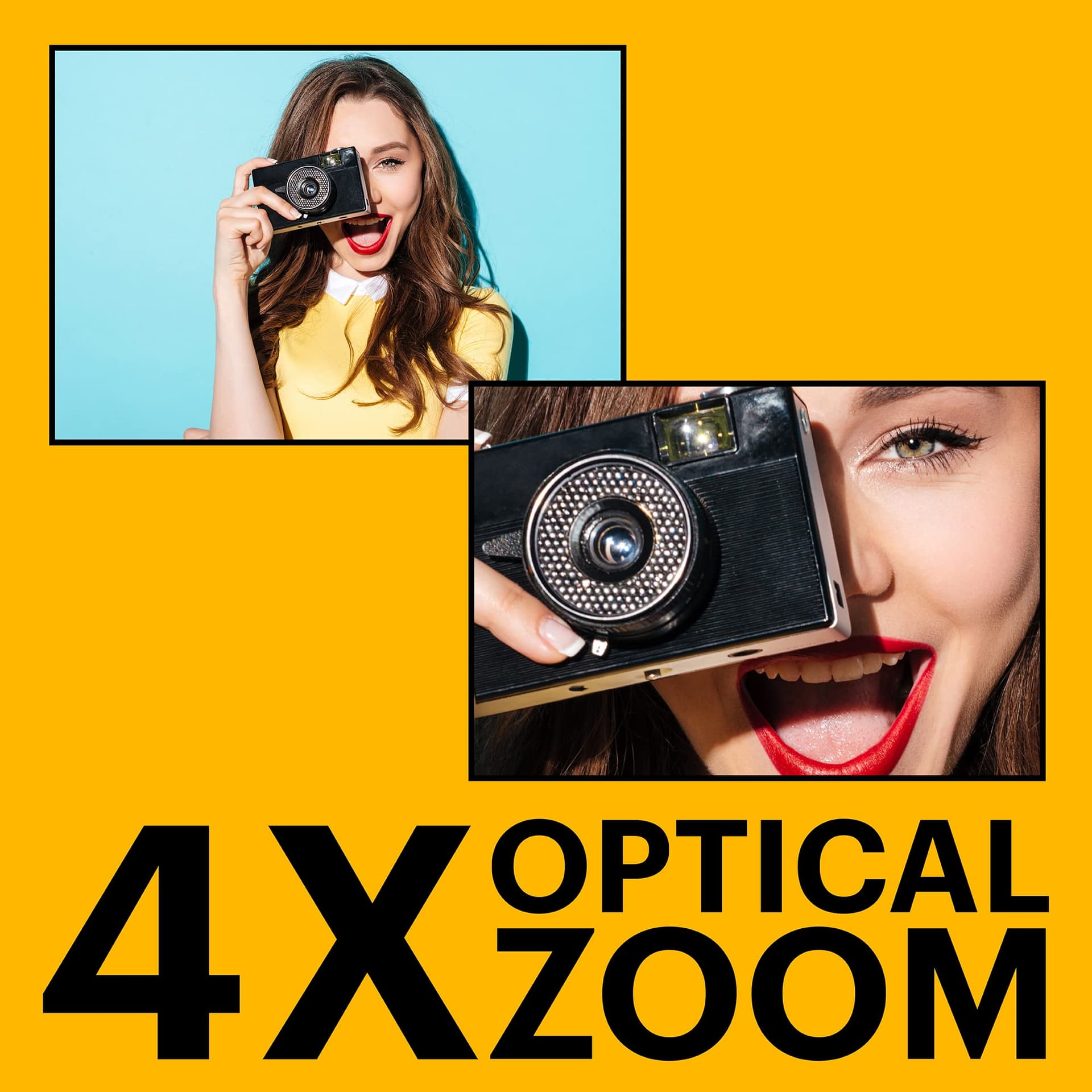 KODAK Compact Cameras - FZ45 BK - 4x CMOS - AA Batteries thumbnail 3