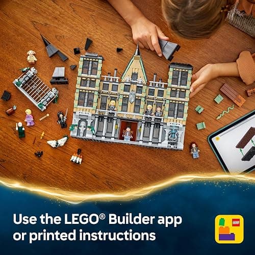 LEGO Harry Potter Malfoy Manor Building Toy - Harry Potter Toy for Boys & Girls, Ages 10+ - Collectible Kids Toy for Fans - Includes 9 Minifigures - 76453 thumbnail 6