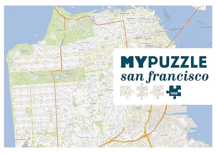My Puzzle San Francisco - Discover The City in a Unique Way! Captivating 1000 Piece Jigsaw Puzzle for Kids & Adults, Ages 8+, 1+ Players, 120 Minute Playtime, Made by Helvetiq - Image 1