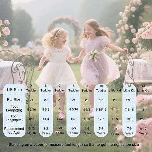 THEE BRON Toddler Girls Dress Shoes Ballet Mary Jane Flats Princess Costume Shoes thumbnail 6