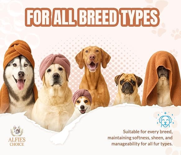 ALFIE'S CHOICE Puppy Shampoo and Conditioner Set | 16 fl oz Each | for Sensitive & Itchy Skin | Puppies, Adults & All Breeds of Dogs thumbnail 7