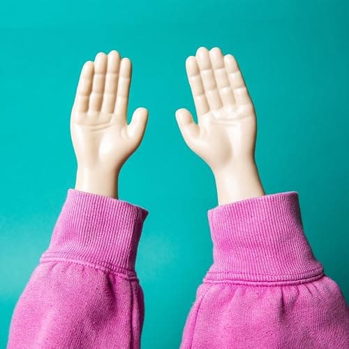 BigMouth Inc Tiny Hands Gag Gifts Baby Hands on a Stick - Fake Small Hands for Costumes and Pranks - Funny Stick Puppets - The Original Tiny Hands thumbnail 7