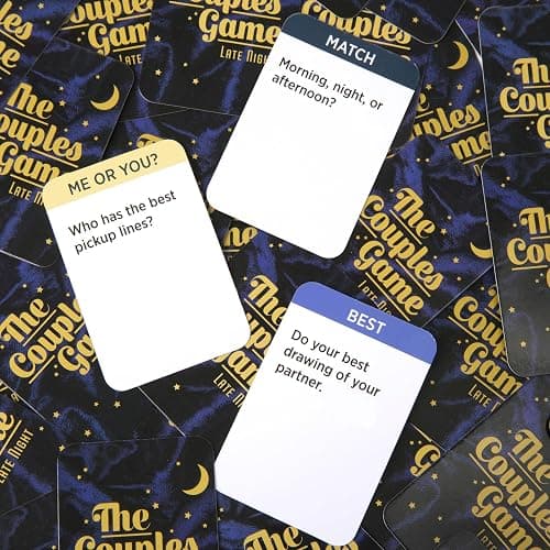 The Couples Game Late Night [Fun Adult Card Game for Date Nights | Romantic Couples Gift for Him or Her | 150 Questions for 2 Players | Perfect For Anniversary, Engagement, Valentine's Gift] thumbnail 5