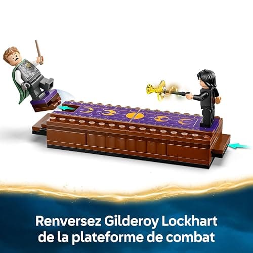 LEGO Harry Potter Le château de Poudlard : Le Club de Duel - Jeu de Construction avec 4 minifigurines Collector Dont Malefoy, Lockhart & Rogue - Jeu de rôle pour garçons et Filles dès 8 Ans 76441 thumbnail 5