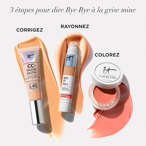 IT Cosmetics, DO IT ALL Concealer, Correcteur + Boosteur d'Éclat, Longue Durée, Effet Repulpant, Anti-Cernes, Teint Lumineux, Formulé avec un Sérum Multivitaminé, Tous Types de Peau, 7 ml thumbnail 10