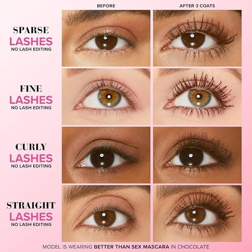 Too Faced Better Than Sex Volumizing Mascara | Dramatic Volume + Length | Cruelty Free thumbnail 8