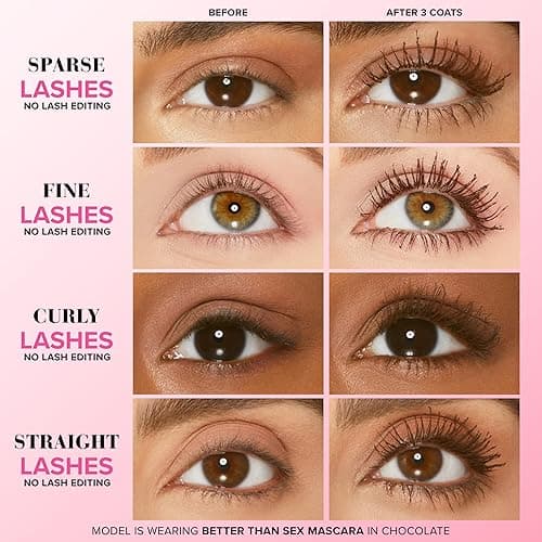 Too Faced Better Than Sex Volumizing Mascara | Dramatic Volume + Length | Cruelty Free thumbnail 9