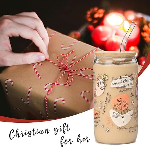 Xelewooz Christian Gifts For Women – Bible Verse Coffee Mug 16oz, My Daily Bible Affirmations Tumbler, Religious Gift & Bible Accessories for Mom, Wife, Sister, Friends, Christian Coffee Cups thumbnail 8