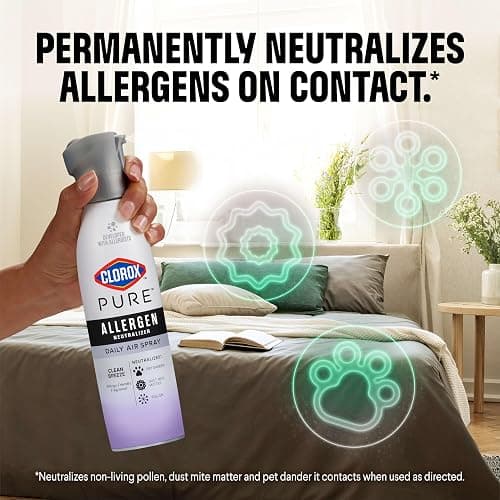 Clorox PURE Allergen Neutralizer Daily Air Spray, Nighttime Calm, 8 Ounces (Pack of 2) thumbnail 2