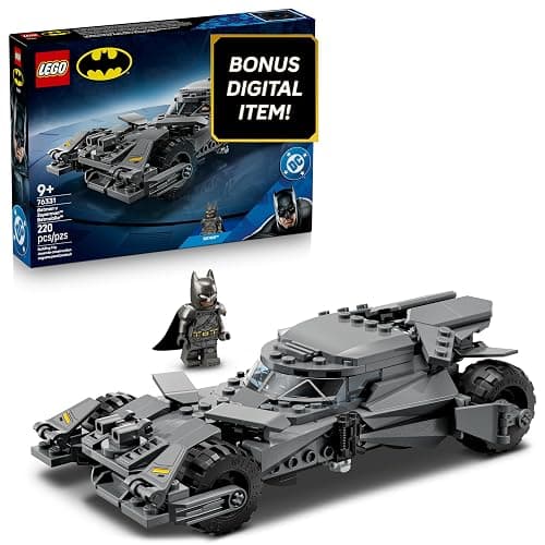 LEGO DC Batman: Batman v Superman Batmobile 76331 | Building Toys for Boys & Girls, Ages 9+, Super Hero Toy for Kids, Armored Batman Minifigure, 220 Pieces, Gift for Birthdays - Image 1