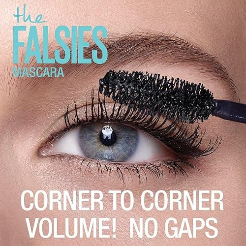 Maybelline Volum' Express the Falsies Volumizing, Washable Mascara, Blackest Black, 1 Count (Packaging May Vary) - Blackest Black thumbnail 4