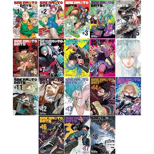 Sakamoto Days Manga Series Vol. 1-18, 18 Books Collection Set by Yuto Suzuki - Image 1