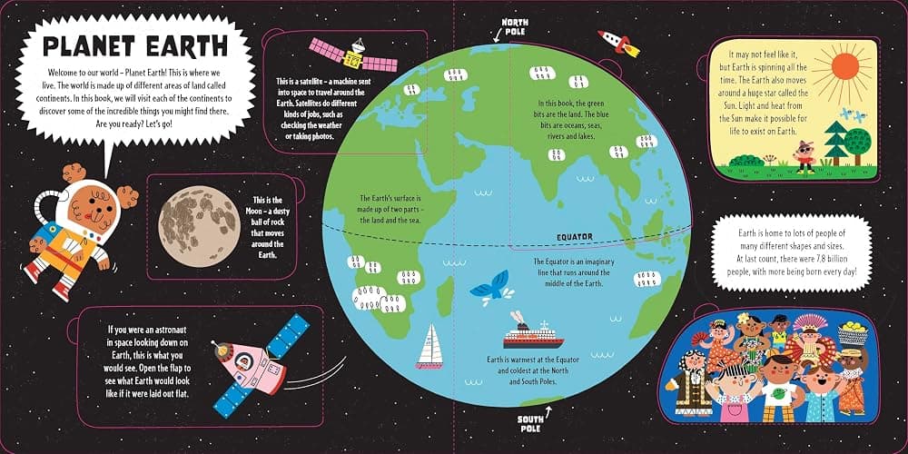 Lonely Planet Kids My First Lift-the-Flap World Atlas thumbnail 2