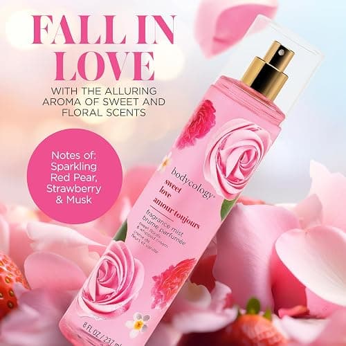 Bodycology Long-Lasting Fragrance Body Mist, Sweet Love, 8 fl oz thumbnail 3