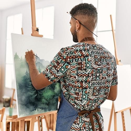 ArtSkills Stretched Canvases for Painting, 16x20 Canvas Painting Supplies for Artists, Blank Canvas Pack, 4-Pack thumbnail 2