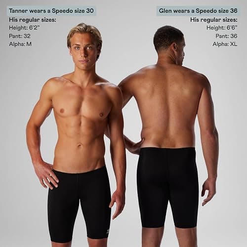 Speedo Men's Endurance+ Cosmic Wave Spliced Jammer Swimsuit thumbnail 4