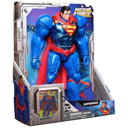 DC Comics, Metal Force Superman Action Figure, 12-Inch Extra Large Super Hero Collectible Kids Toys for Boys and Girls Ages 4 and Up thumbnail 8