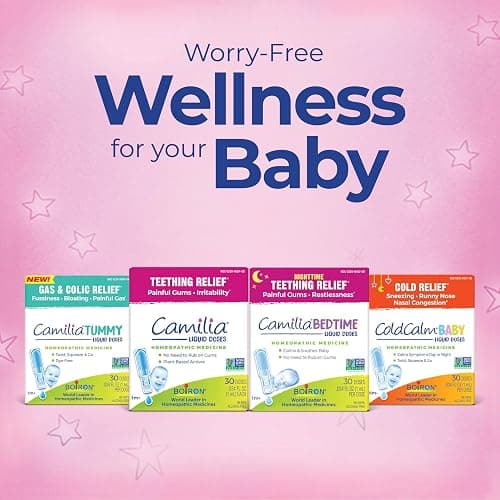 Boiron Camilia Teething Drops for Daytime and Nighttime Relief of Painful or Swollen Gums and Irritability in Babies - 30 Count thumbnail 8