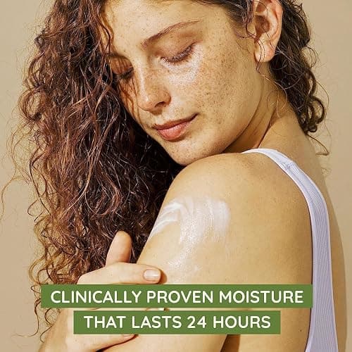 Aveeno Daily Moisturizing Body Lotion for Dry Skin with Prebiotic Oat, Fragrance & Paraben Free, Non-Greasy, Non-Comedogenic, for Sensitive Skin & 48-Hour Moisturizer 18 Fl Oz thumbnail 3