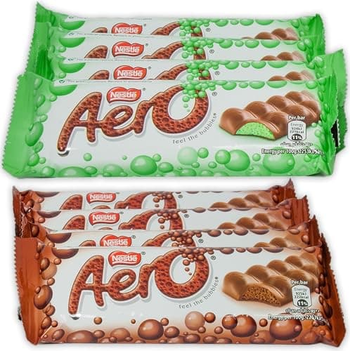 Nestle Aero Milk Chocolate and Peppermint Bar , 27 Gram Bars (Pack of 8) - Image 1
