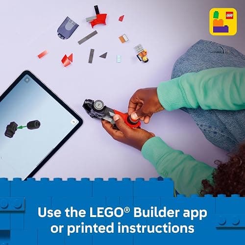 LEGO City EV Supercar Building Toy for Kids - Pretend Play Set for Boys & Girls, Ages 5+ - Sports Car Toy W/Driver Minifigure - Gift Idea for Birthdays - 60486 thumbnail 6