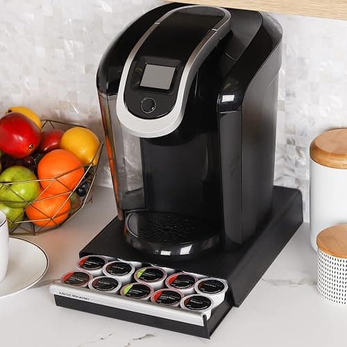 Mind Reader Single Serve Coffee Pod Drawer, 30 Pod Capacity, Countertop Organizer, 10.5"L x 12.75"W x 2.5"H, Black thumbnail 6