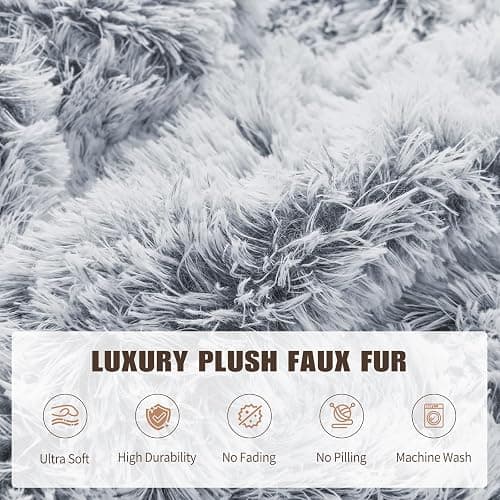 Comfy Soft Bean Bag Chair Cover for Teens Adults Boys, Living Room Furniture No Filler Cover Only, Stuffed Animal Bean Bag Chair with Side Pocket Anti-Slip Bottom thumbnail 6