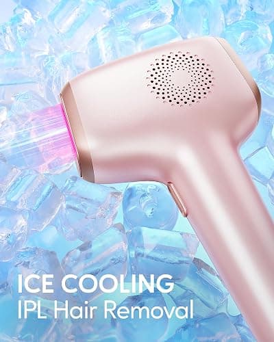 INNZA IPL Hair Removal with Ice Cooling Care Function for Women,Long-Lasting Results,999,999 Flashes Painless IPL Hair Remover, Hair Removal Device for Armpits Legs Arms Bikini Line thumbnail 2