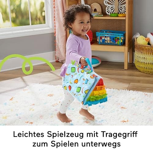 FISHER-PRICE Kick & Play Soft Piano - Weiches und tragbares Pianospielzeug, mitwachsendes Design, bunte Tasten, für Babys ab der Geburt, HND54 thumbnail 8