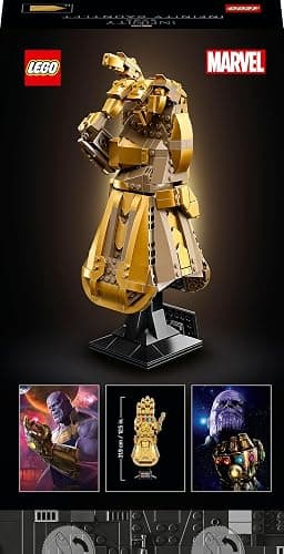 LEGO | Marvel Infinity Gauntlet Building Set for Adults - Avengers Model Kit incl. a Thanos Glove with Infinity Stones - Collectible Gift for Fans - 76191 thumbnail 9