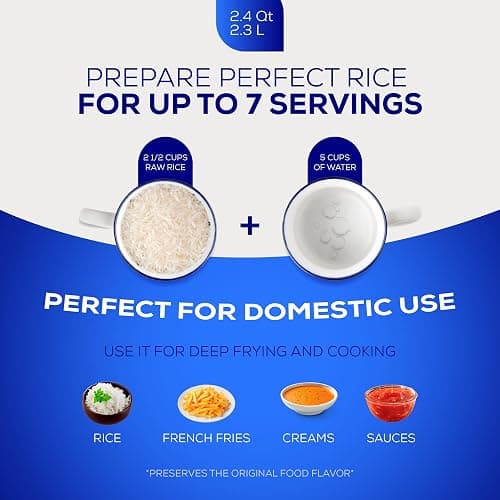 Universal (Small Size) Caldero 7 Cups - 2.4 QT / 2.3 L, Stainless Aluminum Pot, Even Heat Distribution and Fast Cooking Dutch Oven Pot, Ergonomic Handles, Ideal for Rice, French Fries, and More thumbnail 5