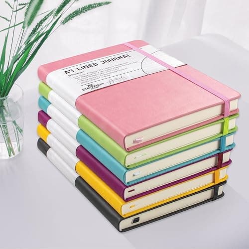 STATIONERY ISLAND A5 Lined Notebook, Journal Lined Hardcover with 120gsm Premium Thick Paper, 180 Pages Hardback Ruled Journal Notebook for Writing, Working, Study, Planning, Diary, Journaling thumbnail 9