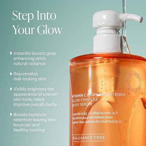 Saltair Vitamin C Body Serum with Glow Complex | Hydrating Body Serum To Help Visibly Even Tone | Daily Vitamin C Body Care For Smooth Radiant Looking Skin | 1 Count thumbnail 6