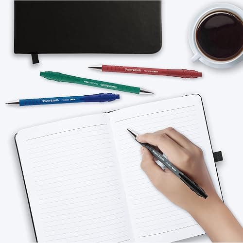 Paper Mate Flexgrip Ultra Retractable Ballpoint Pens | Medium Point (1.0mm) | Black | 5 Count thumbnail 8