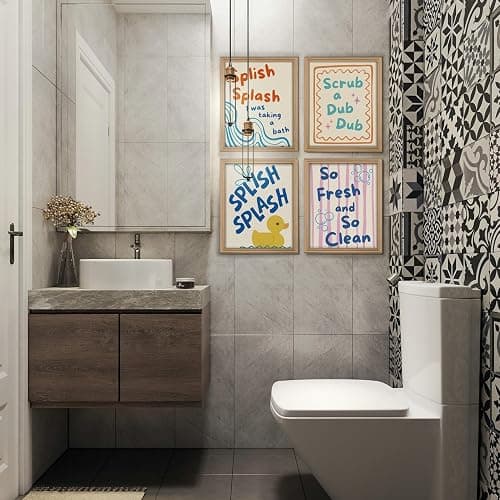 Kids bathroom wall decor  thumbnail 6