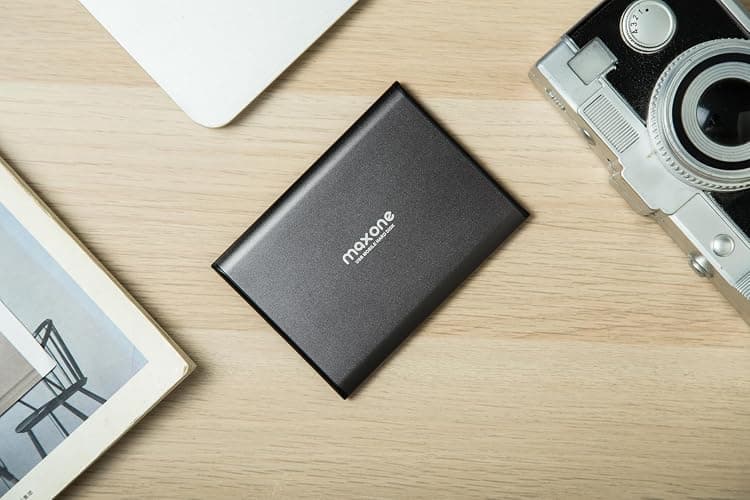 Maxone 500GB Ultra Slim Portable External Hard Drive HDD USB 3.0 Compatible with PC, Laptop, Charcoal Grey thumbnail 5