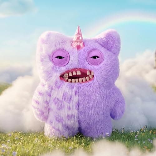 Fuggler Fugglercorns 9 Inch Plush Collectible Toy (Mr Screech) by ZURU | Funny Ugly Monster with signature teeth, soft & huggable collectible plush, for fans & collectors, gift for tweens & teens thumbnail 2