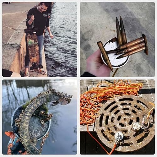 MUTUACTOR Magnet Fishing Kit 500lbs Pulling Force,Φ2.36“ Heavy Duty Neodymium N52 Magnet with 20m(64 Foot) Durable Rope,Permanent Gaint Rare Earth Magnets for Lifting Objects Hunting Lost Treasures thumbnail 7