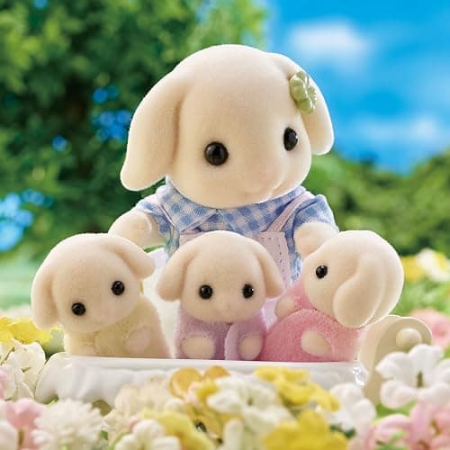 Calico Critters Flora Rabbit Family - Set of 5 Collectible Doll Figures for Children Ages 3+ thumbnail 8