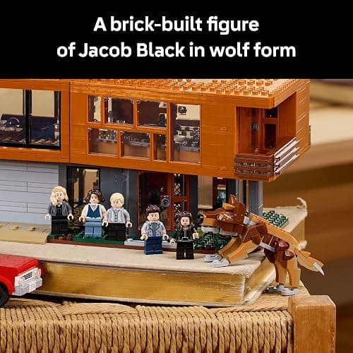LEGO Ideas Twilight The Cullen House - Collectible Set for Adults 18+ - DIY Fantasy Craft for Book Lovers - Edward, Bella, Jacob + 4 More Minifigures - Gift Idea for Fans of The Movies - 21354 thumbnail 7