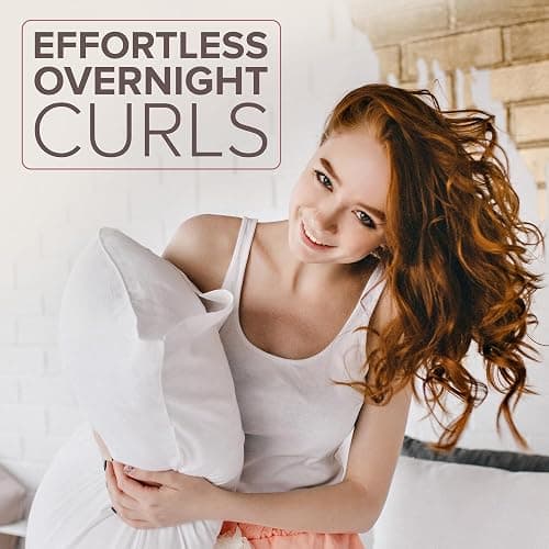 Heatless Curlers Set For Effortless Curls & Waves (5pc Set) NYK1 Satin Hair Curlers No Heat For Overnight Heatless Curls - 40" Curling Rods For Comfortable Easy Styling For All Hair Types And Lengths thumbnail 3