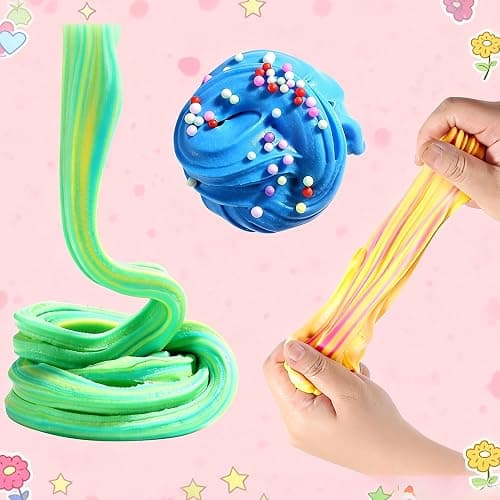 15Pack Butter Slime Kit with Scented DIY Slime for Girls and Boys, Super Soft, Non-Sticky Stress Relief Toy, Party Favors and Birthday Gift thumbnail 4