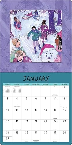 Heartstopper 2027 Wall Calendar with Bonus Poster thumbnail 3