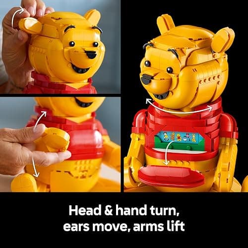 LEGO | Disney Winnie the Pooh - Building Set for Adults - Display Model w/Honey Pot, Collectible Minifigure & Eeyore Figure - DIY Nostalgic Gift Idea for Fans - 43300 thumbnail 5